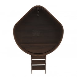 Купель угловая Bentwood из мореного дуба 1,19х1,19 Высота 1,4 м