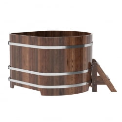 Купель угловая Bentwood из мореной лиственницы Премиум 1,37х1,37 Высота 1,0 м