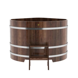 Купель угловая Bentwood из мореной лиственницы Премиум 1,37х1,37 Высота 1,0 м