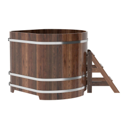 Купель угловая Bentwood из мореной лиственницы Премиум 1,37х1,37 Высота 1,2 м