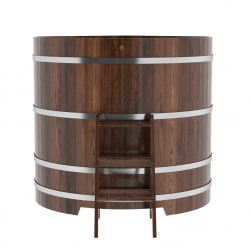 Купель угловая Bentwood из мореной лиственницы Премиум 1,37х1,37 Высота 1,4 м