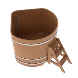 Купель угловая Bentwood из натурального дуба 1,37х1,37 Высота 1,2 м