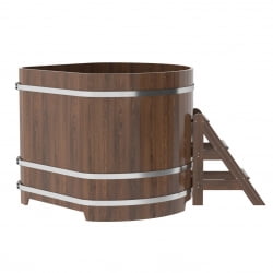 Купель угловая Bentwood из мореного дуба 1,37х1,37 Высота 1,2 м