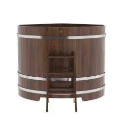 Купель угловая Bentwood из мореного дуба 1,37х1,37 Высота 1,2 м
