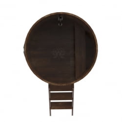 Купель Круглая Bentwood из сращенных ламелей мореной лиственницы 1,17 х 1,17 х 1,4 м
