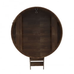 Купель Круглая Bentwood из сращенных ламелей мореной лиственницы 1,50 х 1,50 х 1,0 м