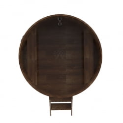 Купель Круглая Bentwood из сращенных ламелей мореной лиственницы 1,50 х 1,50 х 1,1 м