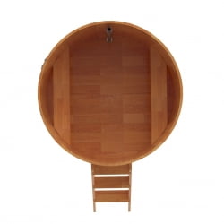 Купель Круглая Bentwood из сращенных ламелей натуральной лиственницы 1,50 х 1,50 х 1,2 м