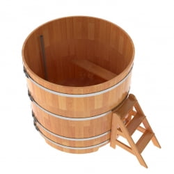 Купель Круглая Bentwood из сращенных ламелей натуральной лиственницы 1,50 х 1,50 х 1,4 м