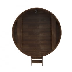 Купель Круглая Bentwood из сращенных ламелей мореной лиственницы 1,80 х 1,80 х 1,0 м
