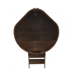 Купель угловая Bentwood из сращенных ламелей мореной лиственницы 1,03х1,03 Высота 1,0 м