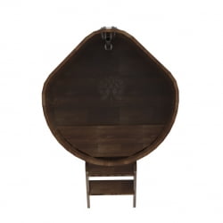 Купель угловая Bentwood из сращенных ламелей мореной лиственницы 1,03х1,03 Высота 1,1 м