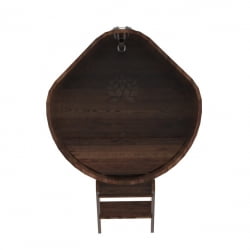 Купель угловая Bentwood из мореной лиственницы Премиум 1,03х1,03 Высота 1,0 м
