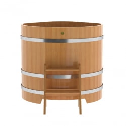 Купель угловая Bentwood из натуральной лиственницы Премиум 1,03х1,03 Высота 1,0 м