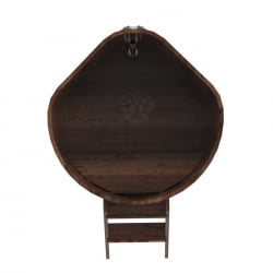 Купель угловая Bentwood из мореной лиственницы Премиум 1,03х1,03 Высота 1,1 м