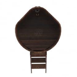 Купель угловая Bentwood из мореной лиственницы Премиум 1,03х1,03 Высота 1,4 м