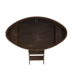 Купель овальная Bentwood из сращенных ламелей мореной лиственницы 0,92 х 1,66 х 1,0 м