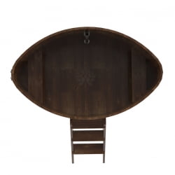 Купель овальная Bentwood из сращенных ламелей мореной лиственницы 1,08 х 1,75 х 1,2 м