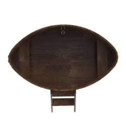 Купель овальная Bentwood из сращенных ламелей мореной лиственницы 1,15 х 1,83 х 1,0 м