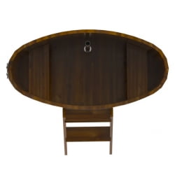 Купель Овальная Bentwood из морёной лиственницы Рустик 0,69 х 1,31 х 1,1 м