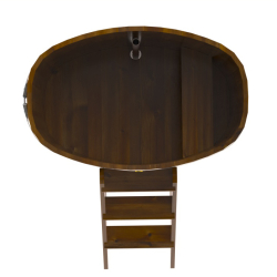 Купель Овальная Bentwood из морёной лиственницы Рустик 0,76 х 1,16 х 1,2 м
