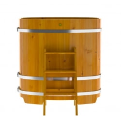 Купель Овальная Bentwood из натуральной лиственницы Рустик 0,76 х 1,16 х 1,2 м