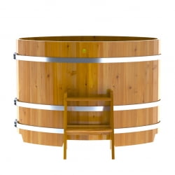 Купель Овальная Bentwood из натуральной лиственницы Рустик 0,80 х 1,42 х 1,0 м