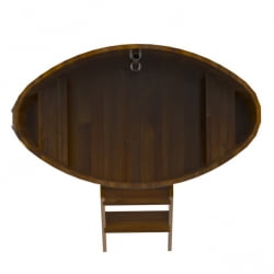 Купель Овальная Bentwood из морёной лиственницы Рустик 0,80 х 1,42 х 1,1 м