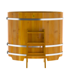 Купель Овальная Bentwood из натуральной лиственницы Рустик 0,80 х 1,42 х 1,2 м