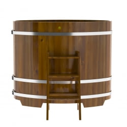 Купель Овальная Bentwood из морёной лиственницы Рустик 0,80 х 1,42 х 1,2 м