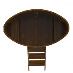 Купель Овальная Bentwood из морёной лиственницы Рустик 0,80 х 1,42 х 1,4 м