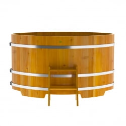 Купель Овальная Bentwood из натуральной лиственницы Рустик 1,08 х 1,75 х 1,0 м