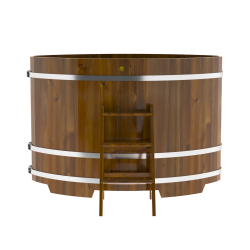 Купель Овальная Bentwood из морёной лиственницы Рустик 1,08 х 1,75 х 1,2 м