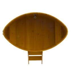 Купель Овальная Bentwood из натуральной лиственницы Рустик 1,15 х 1,83 х 1,1 м