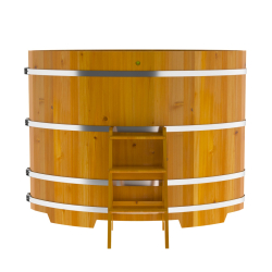 Купель Овальная Bentwood из натуральной лиственницы Рустик 1,15 х 1,83 х 1,4 м