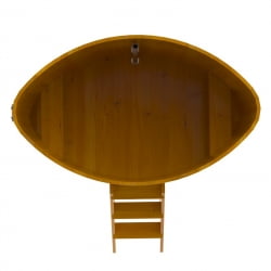 Купель Овальная Bentwood из натуральной лиственницы Рустик 1,15 х 1,83 х 1,4 м