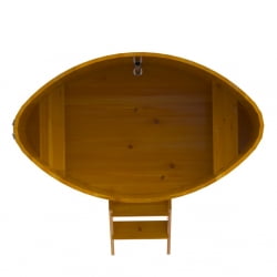 Купель Овальная Bentwood из натуральной лиственницы Рустик 1,02 х 1,68 х 1,0 м
