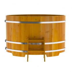 Купель Овальная Bentwood из натуральной лиственницы Рустик 1,02 х 1,68 х 1,1 м