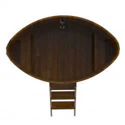 Купель Овальная Bentwood из морёной лиственницы Рустик 1,02 х 1,68 х 1,4 м
