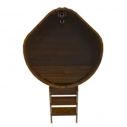 Купель Угловая Bentwood из морёной лиственницы Рустик 1,03 х 1,03 х 1,4 м