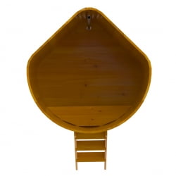 Купель Угловая Bentwood из натуральной лиственницы Рустик 1,37 х 1,37 х 1,4 м