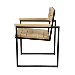 Кресло BentWood Лофт 1 кедр/черный