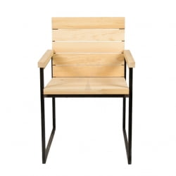 Кресло BentWood Лофт 2 кедр/черный