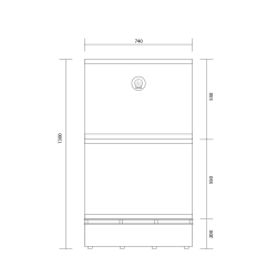 Печь Pillar IKI 60 кВт (750 кг камней)