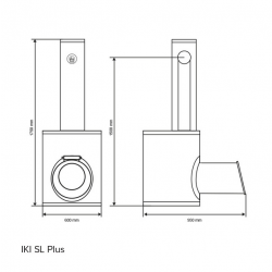 Печь для сауны IKI-SL Plus