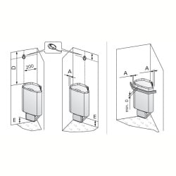 Печь для сауны Harvia Delta Combi D29SE