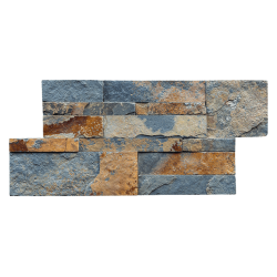 Панель из камня Сланец мультиколор (Модерн) 350х180х10-20 мм (7 шт.)