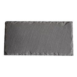 Плитка из камня Сланец чёрный (Натуральный скол) 100x200x5-7 мм (20 шт.)