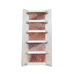 Абажур для бани с гималайской солью 5 плиток, Липа