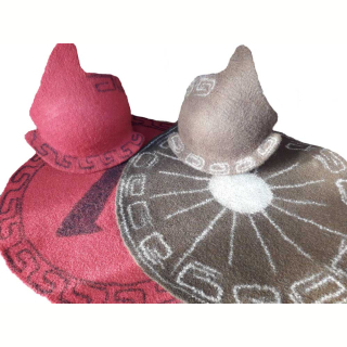 Набор шапка и коврик для бани и сауны, Шлем + щит Спарта. Фото №4